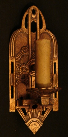 Art Deco Lightolier Sconce, side